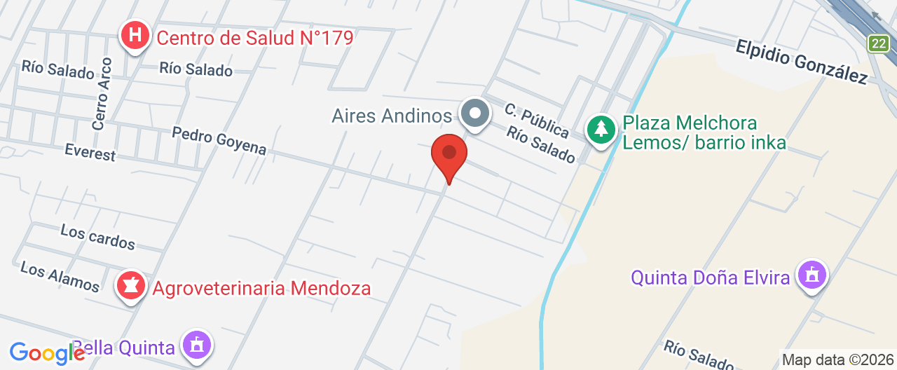 Mapa de la ubicación