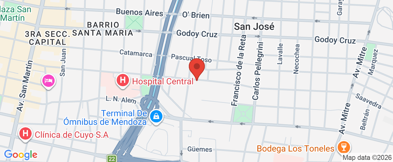 Mapa de la ubicación