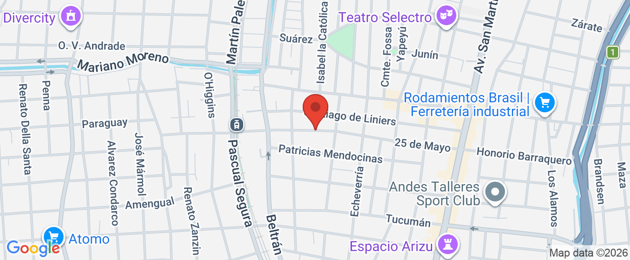 Mapa de la ubicación
