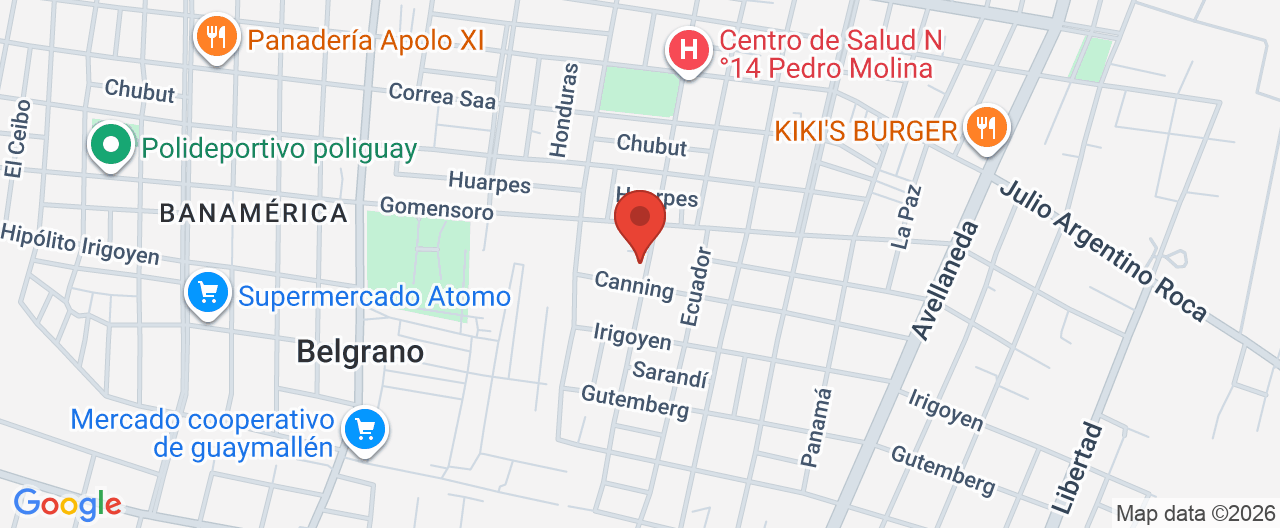 Mapa de la ubicación