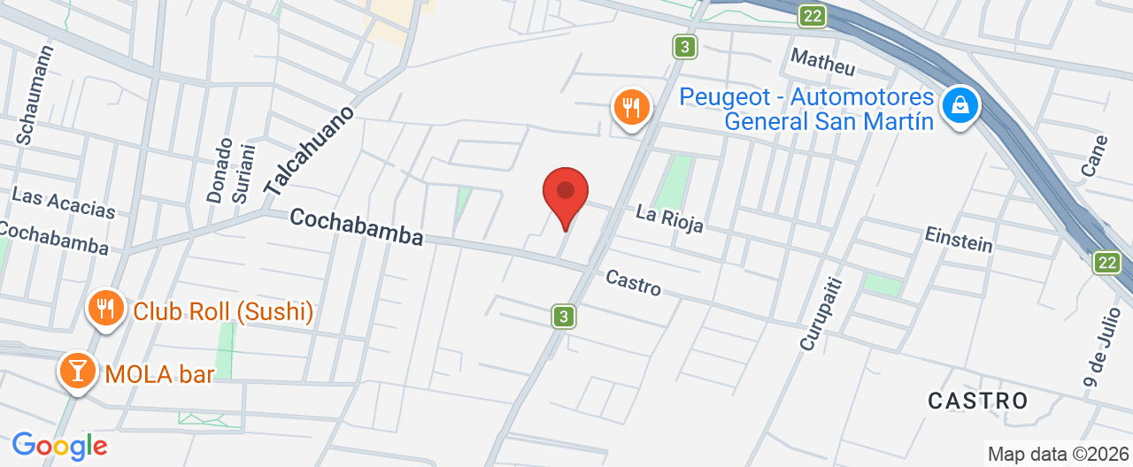 Mapa de la ubicación