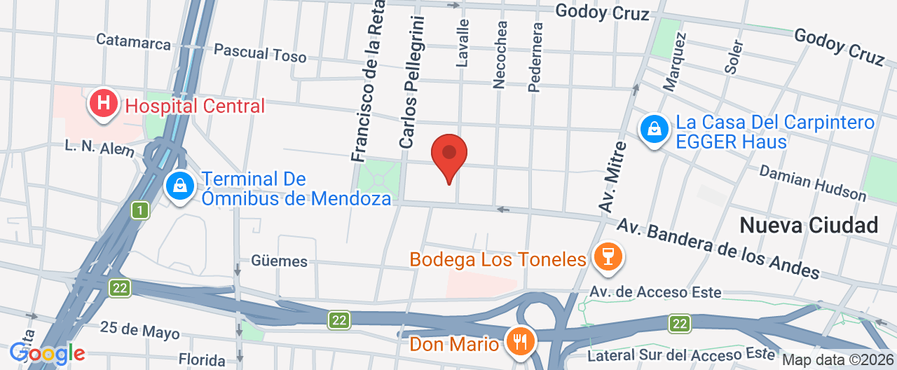 Mapa de la ubicación