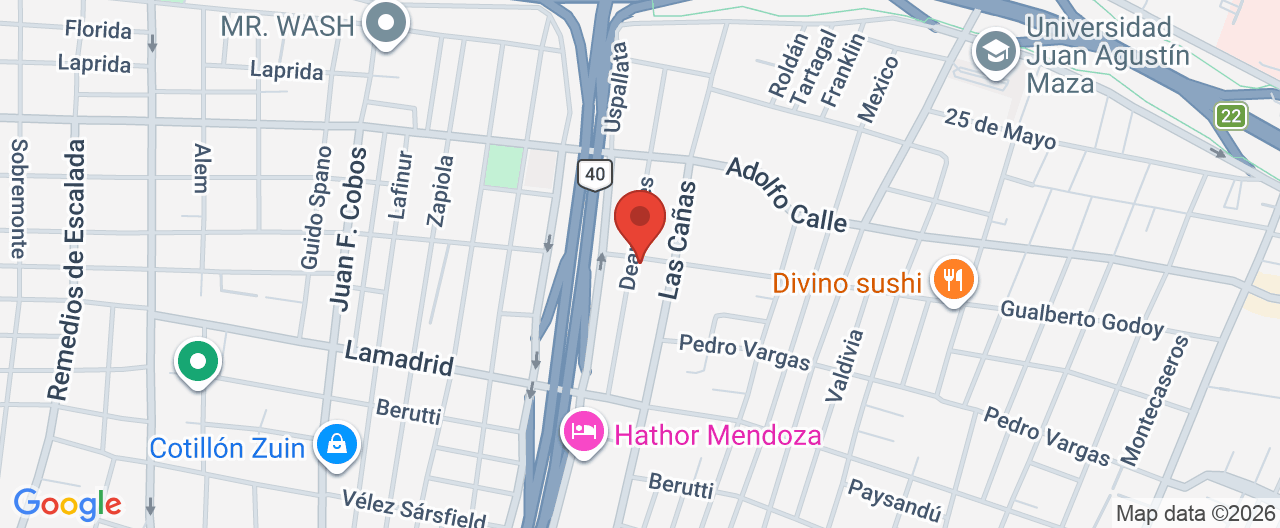 Mapa de la ubicación
