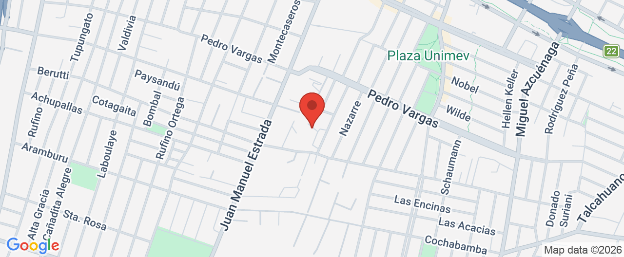 Mapa de la ubicación