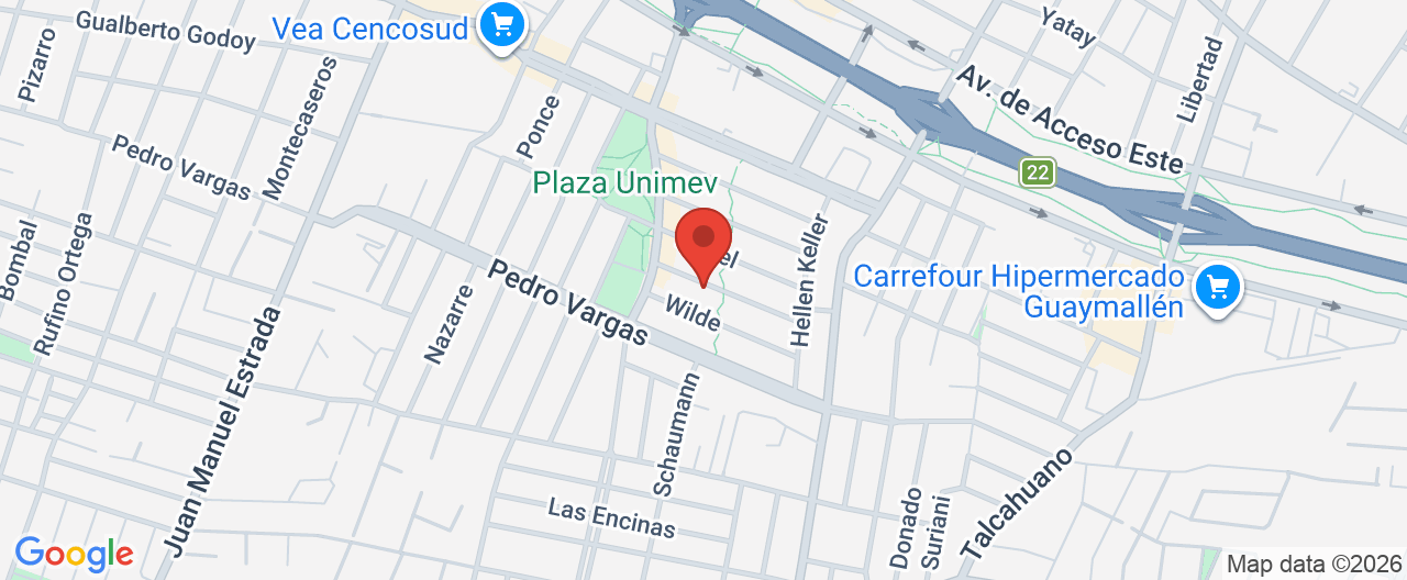 Mapa de la ubicación