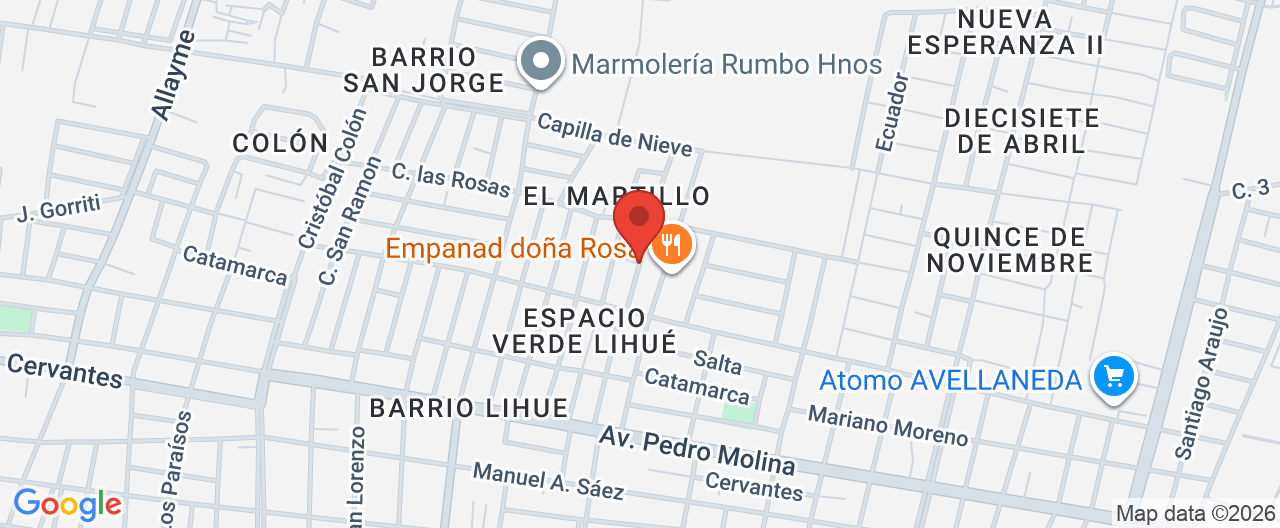 Mapa de la ubicación