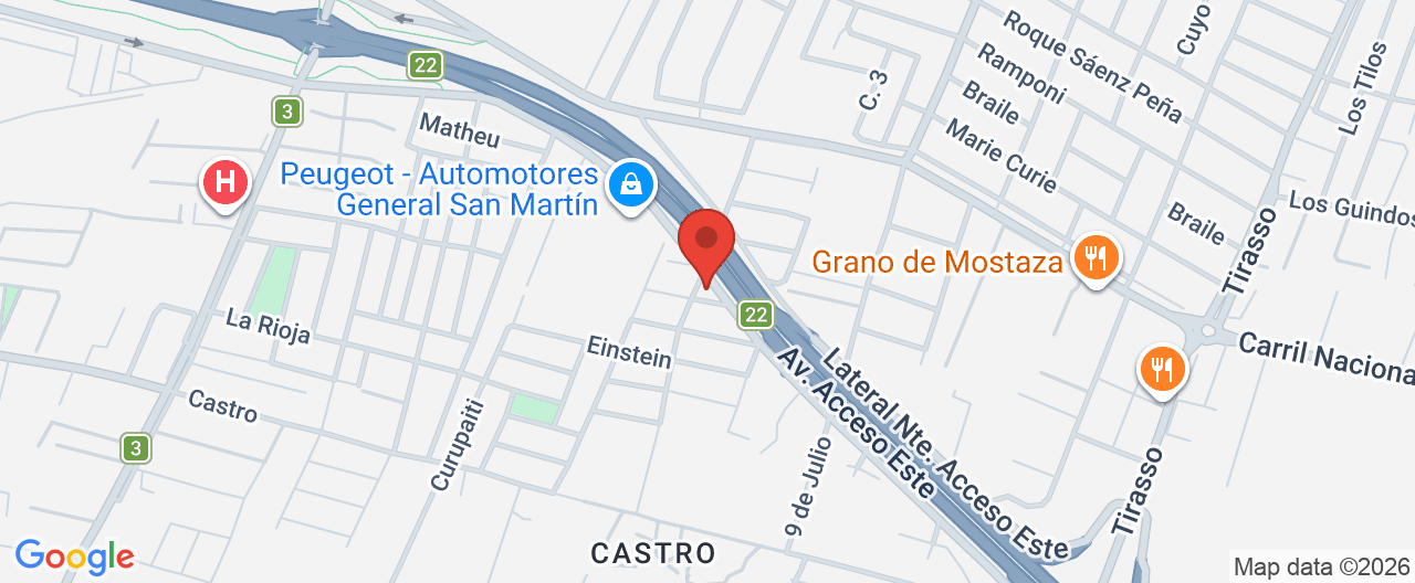 Mapa de la ubicación