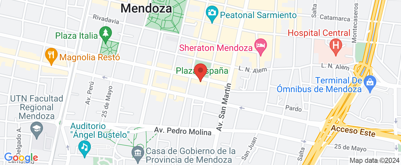 Mapa de la ubicación