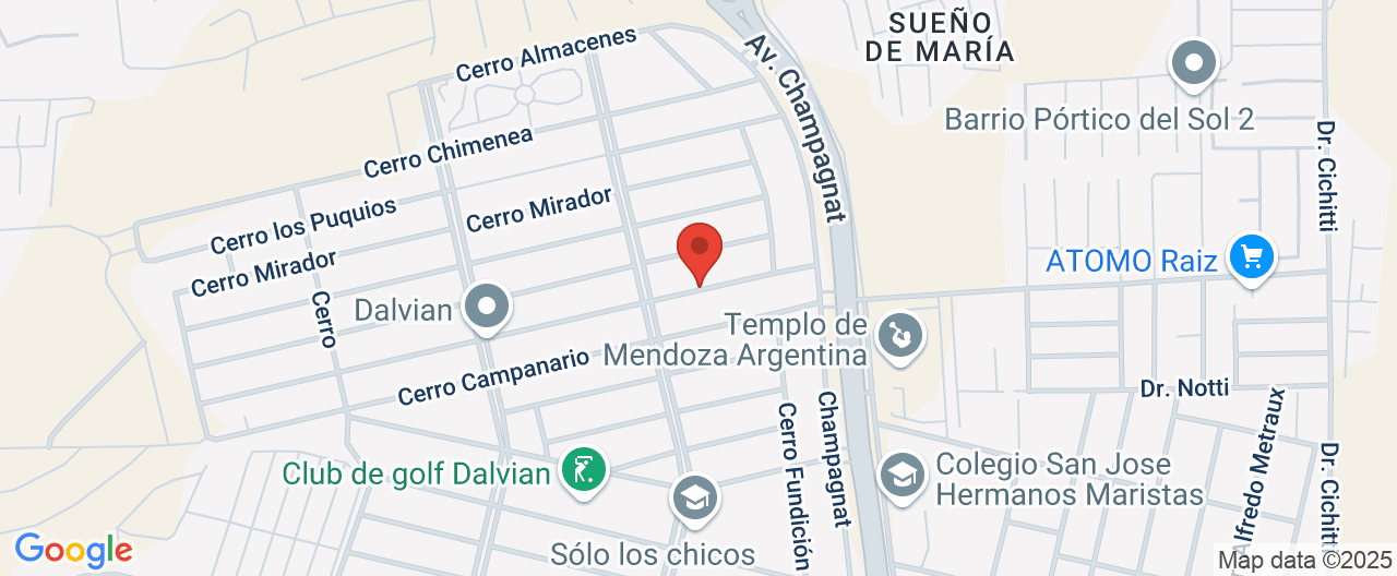 Mapa de la ubicación