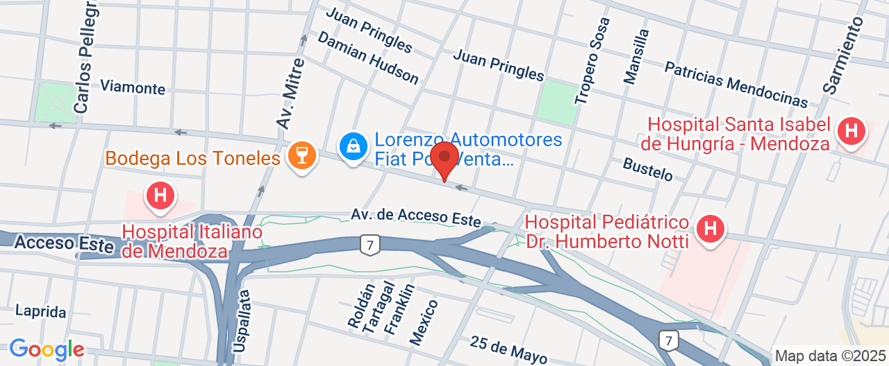 Mapa de la ubicación