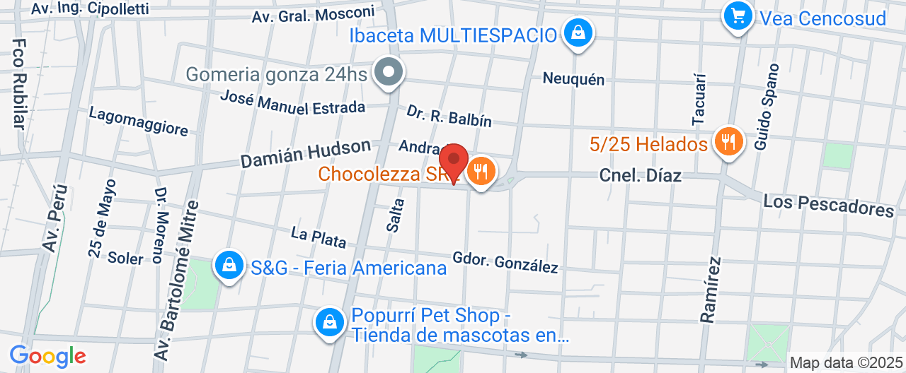 Mapa de la ubicación