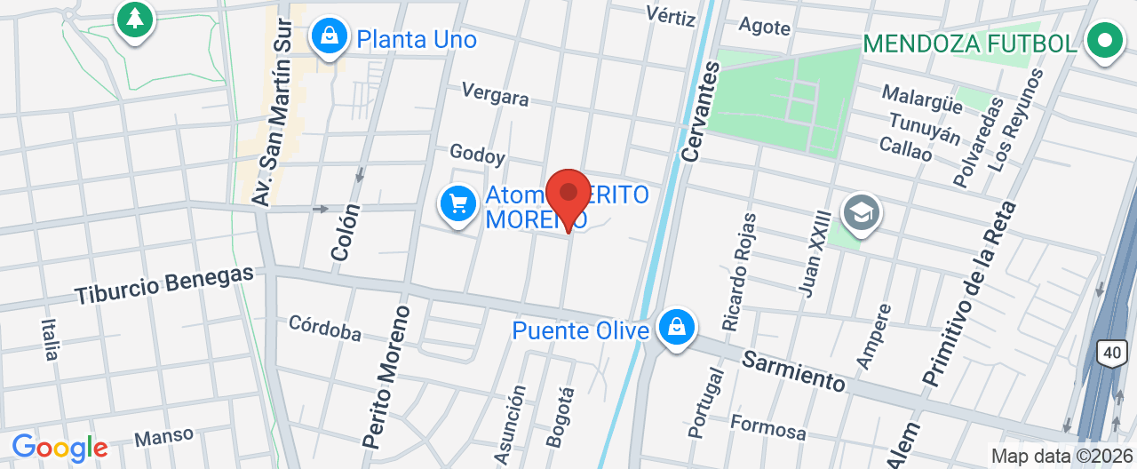 Mapa de la ubicación