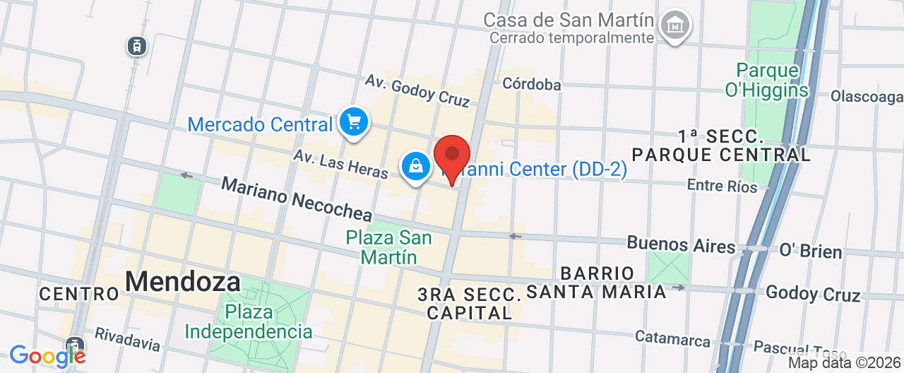 Mapa de la ubicación