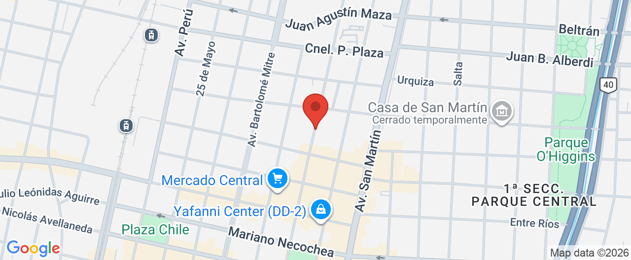 Mapa de la ubicación