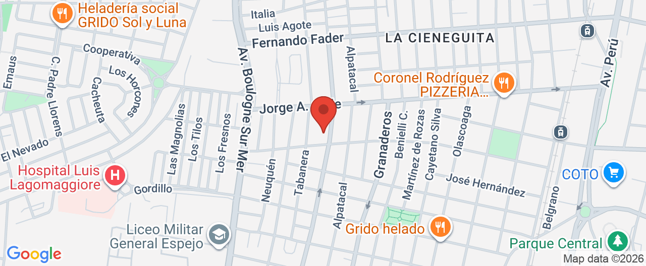 Mapa de la ubicación