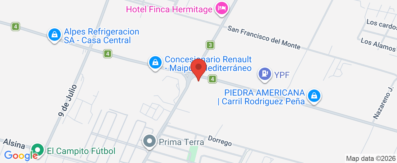 Mapa de la ubicación