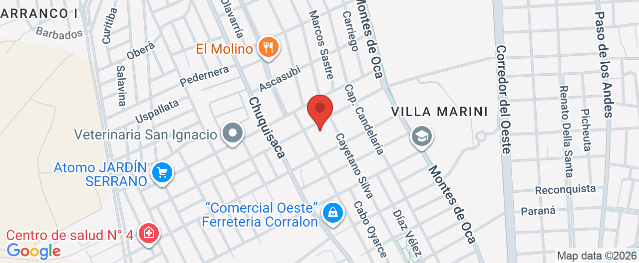 Mapa de la ubicación