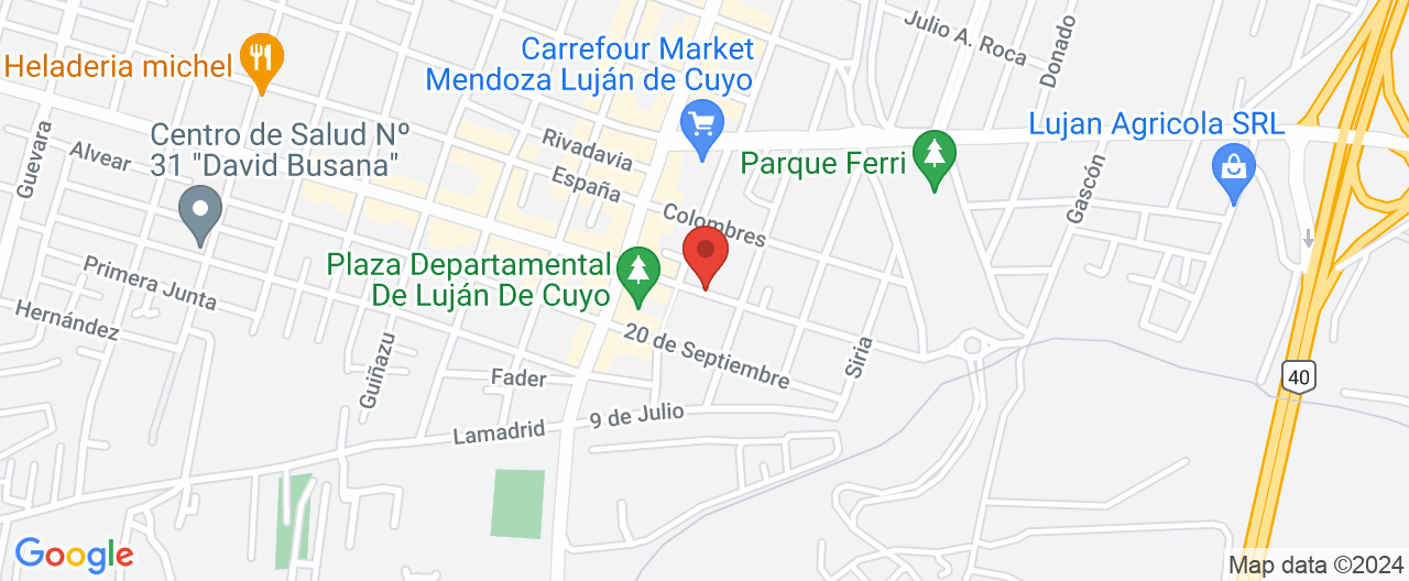 Mapa de la ubicación