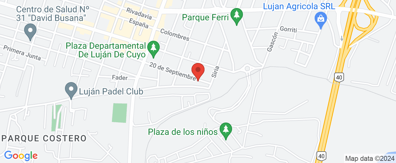 Mapa de la ubicación