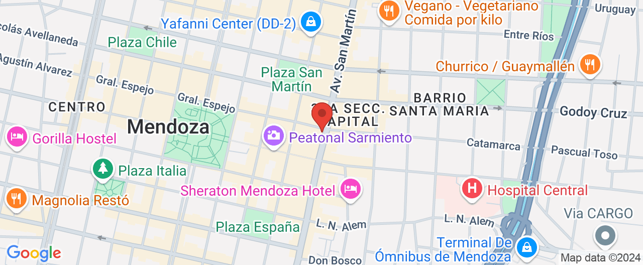 Mapa de la ubicación