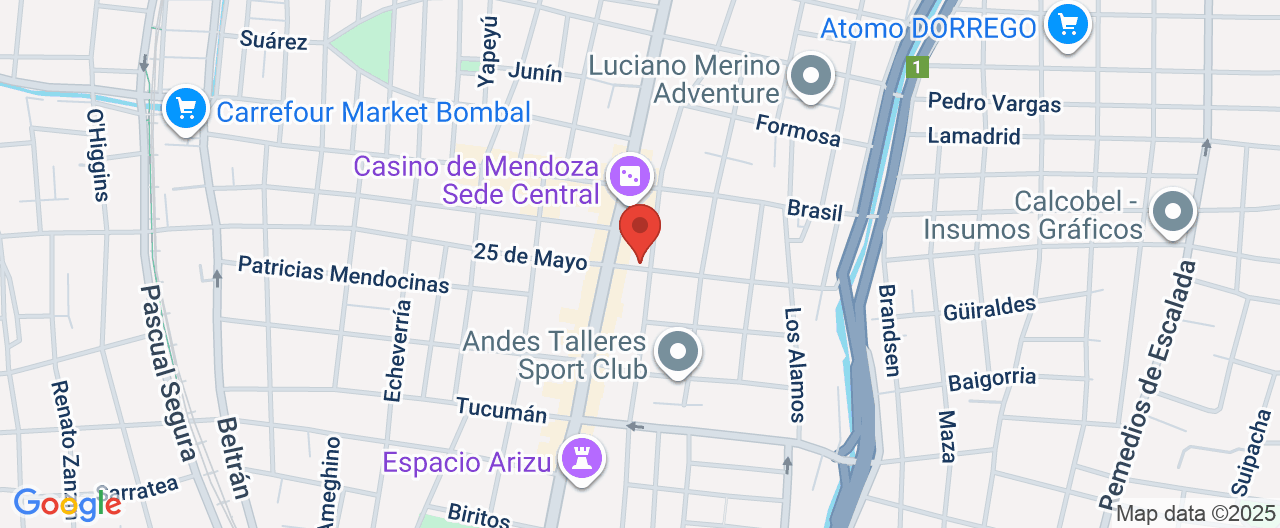 Mapa de la ubicación