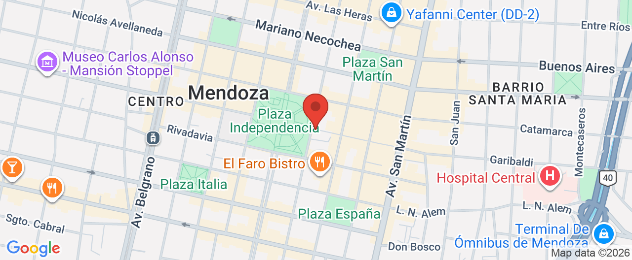 Mapa de la ubicación