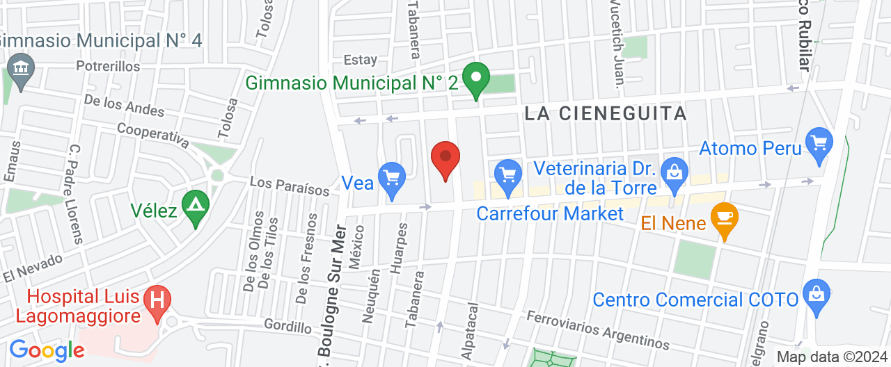 Mapa de la ubicación