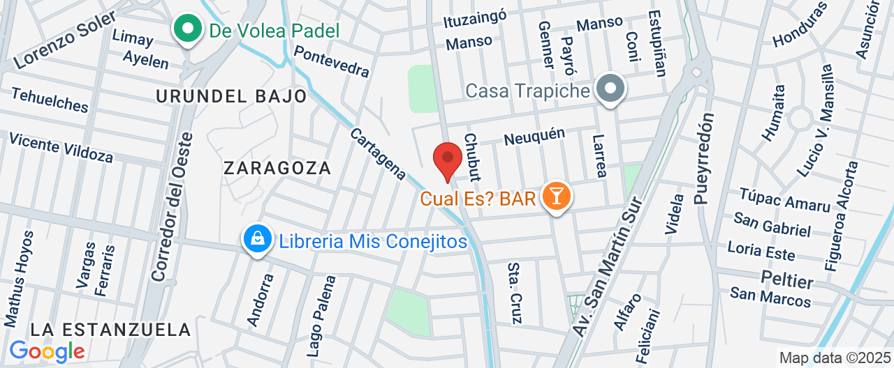 Mapa de la ubicación