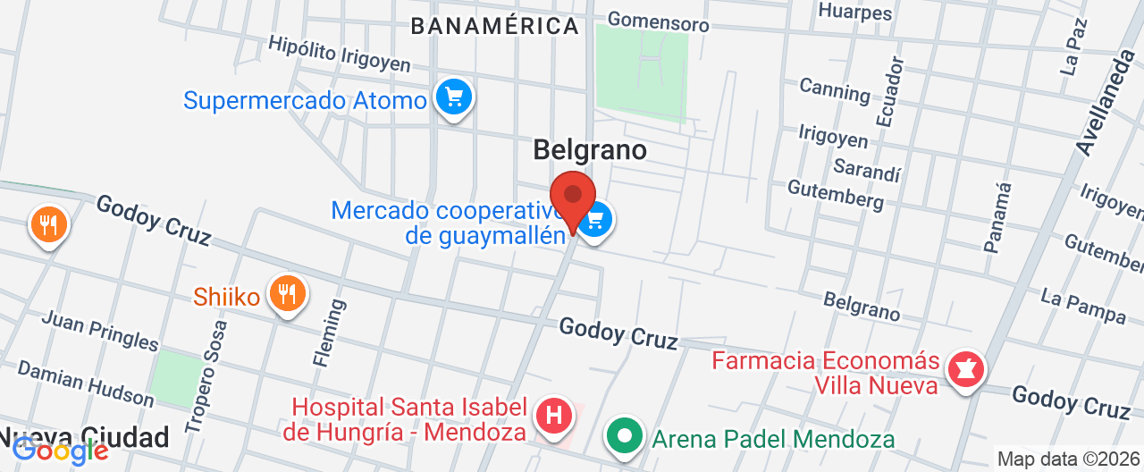 Mapa de la ubicación