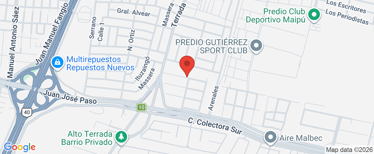Mapa de la ubicación