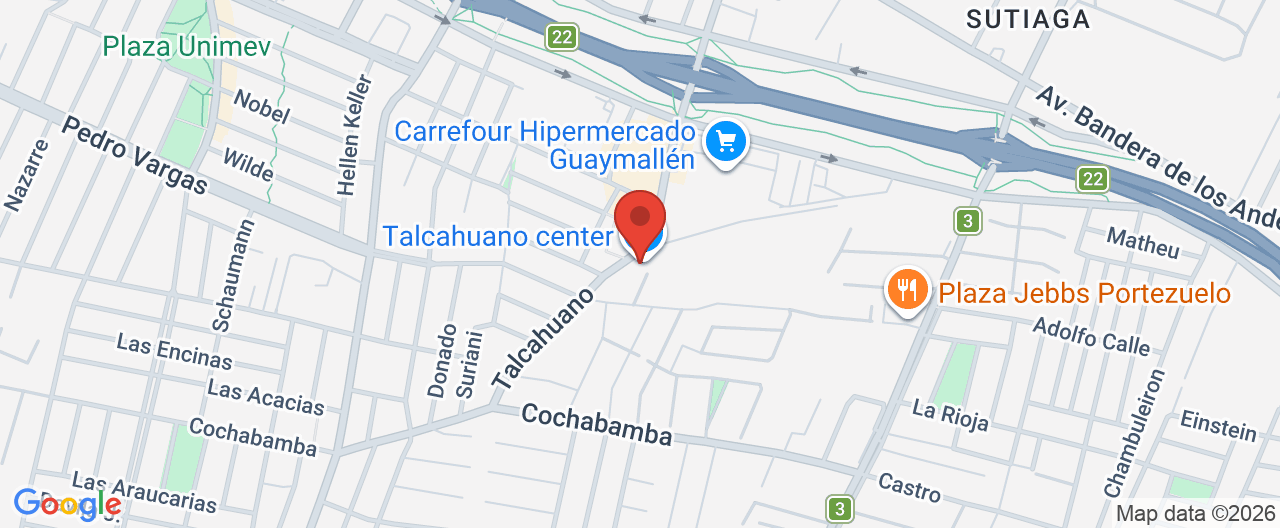 Mapa de la ubicación