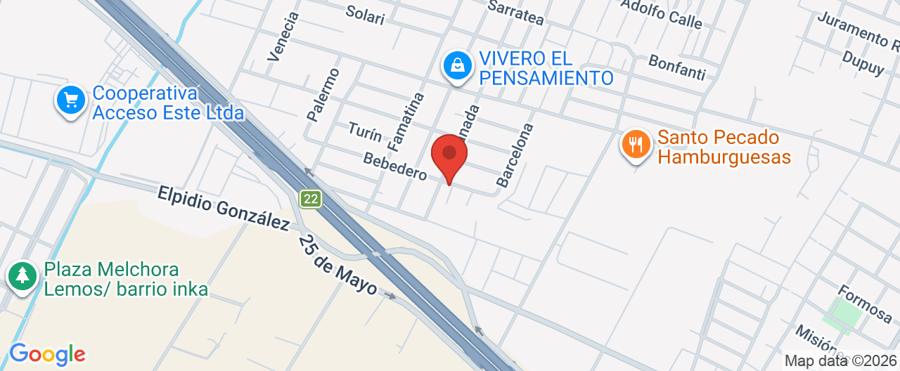 Mapa de la ubicación