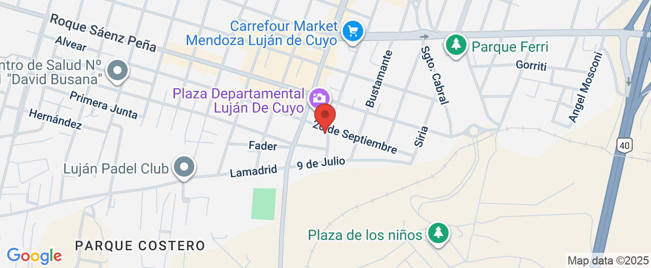 Mapa de la ubicación