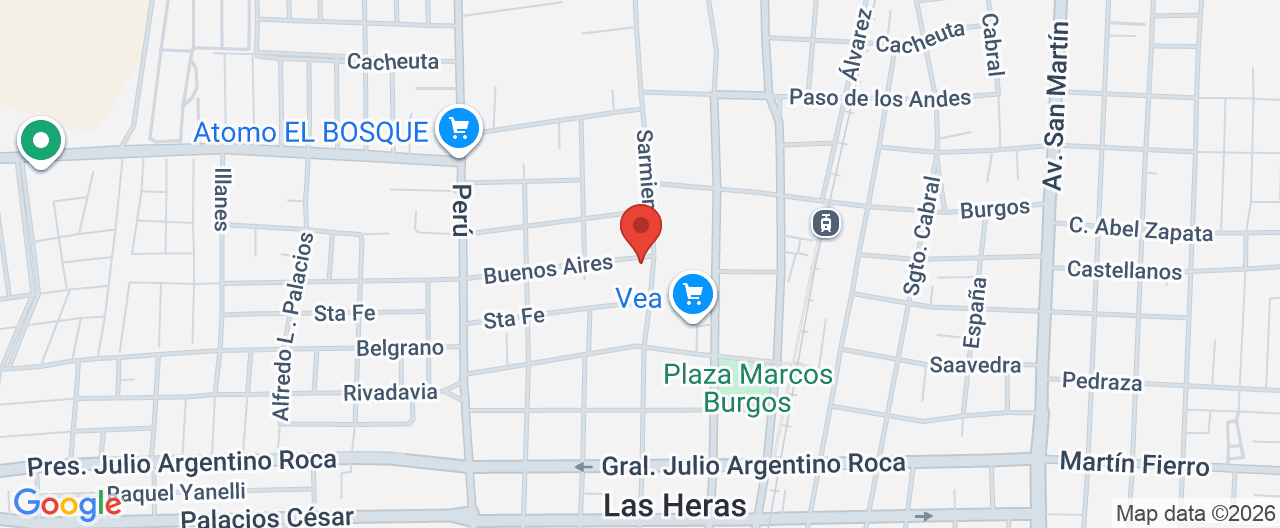 Mapa de la ubicación
