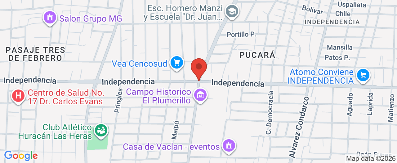 Mapa de la ubicación