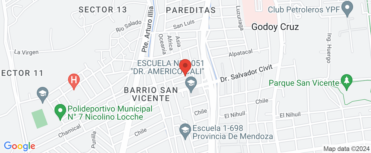 Mapa de la ubicación