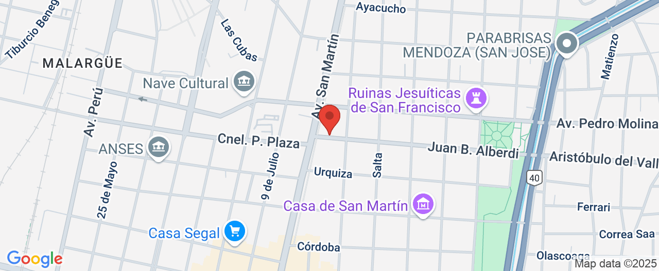 Mapa de la ubicación