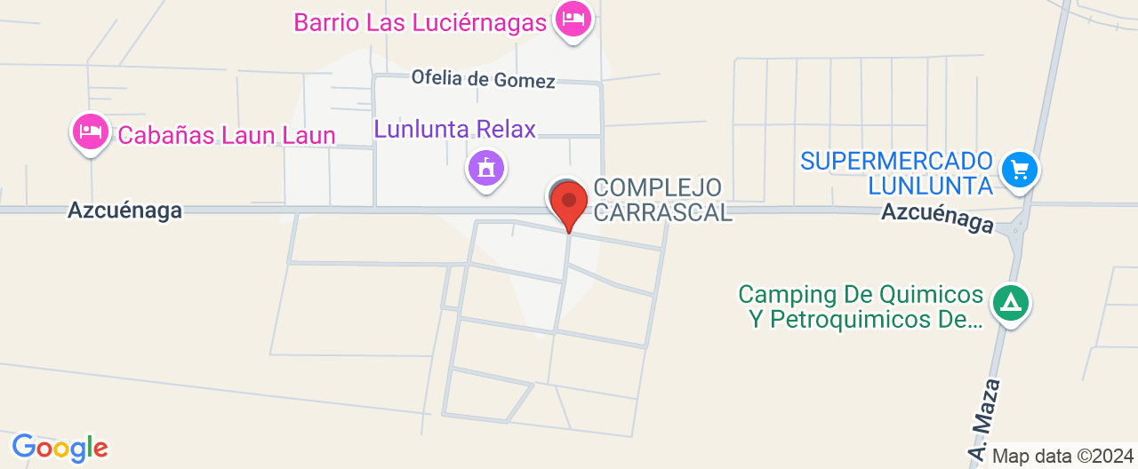 Mapa de la ubicación