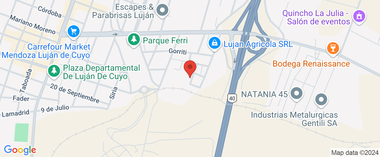 Mapa de la ubicación
