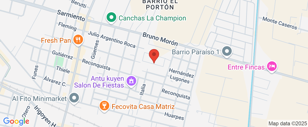 Mapa de la ubicación