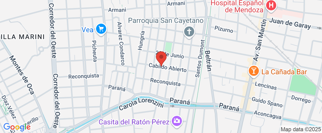 Mapa de la ubicación