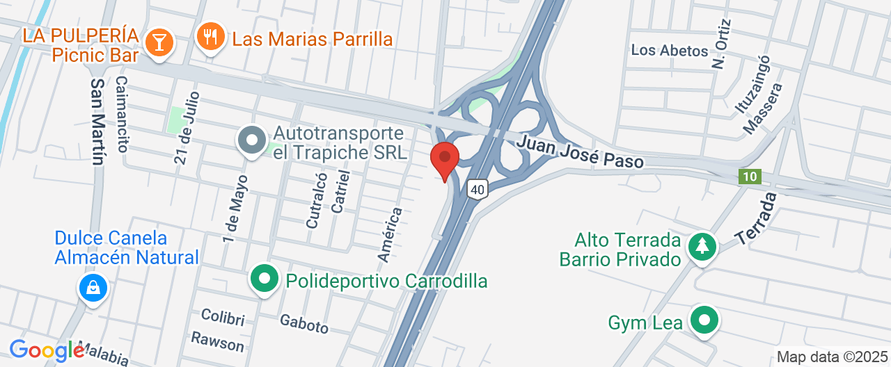 Mapa de la ubicación