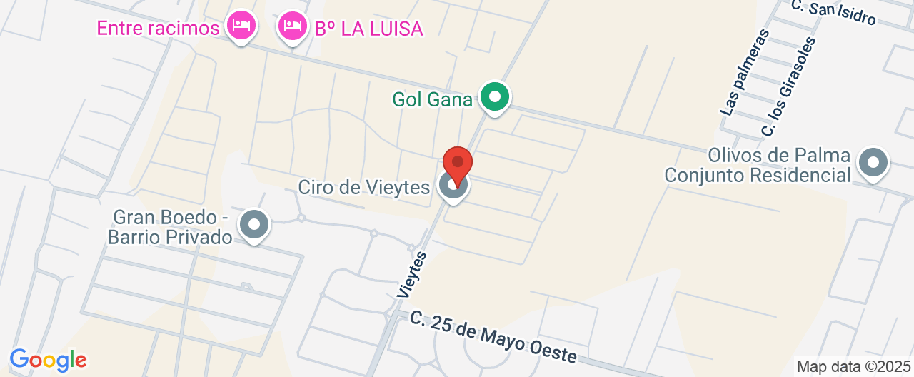 Mapa de la ubicación