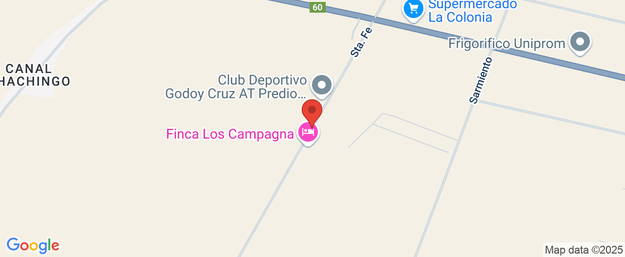 Mapa de la ubicación
