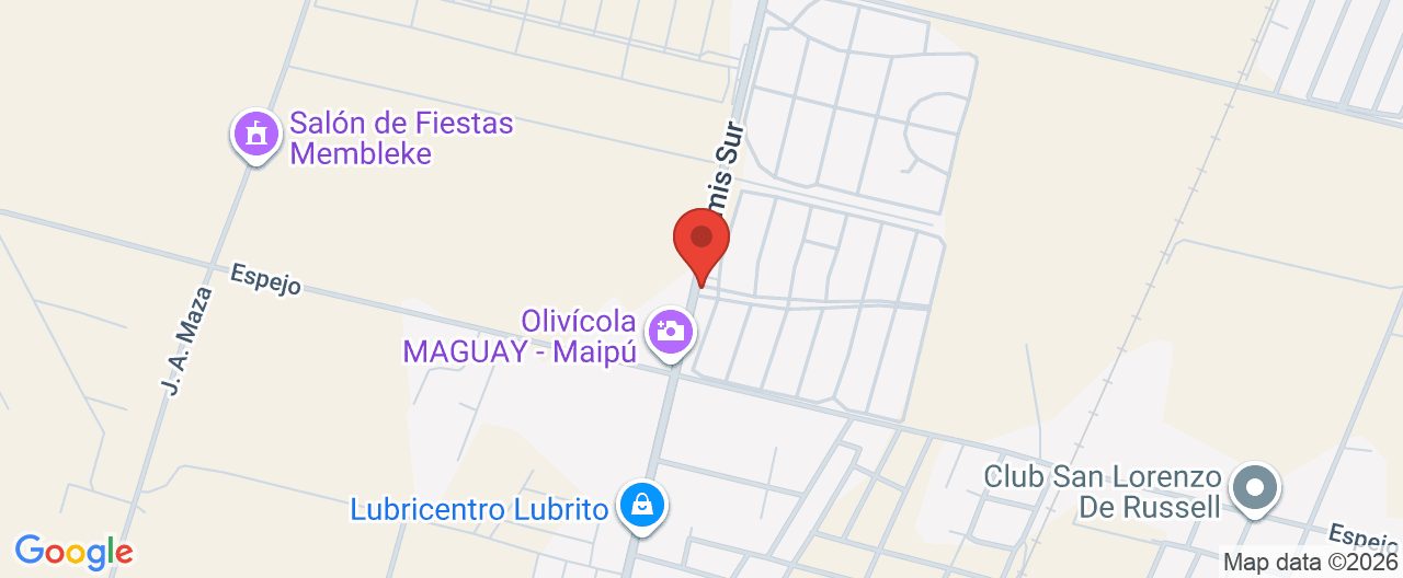 Mapa de la ubicación