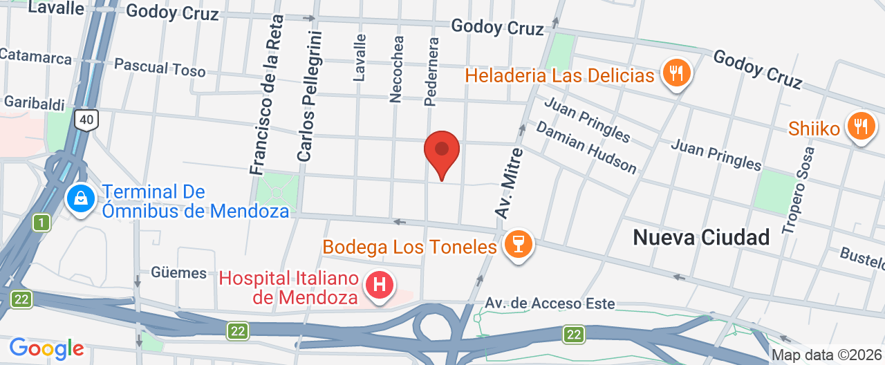 Mapa de la ubicación