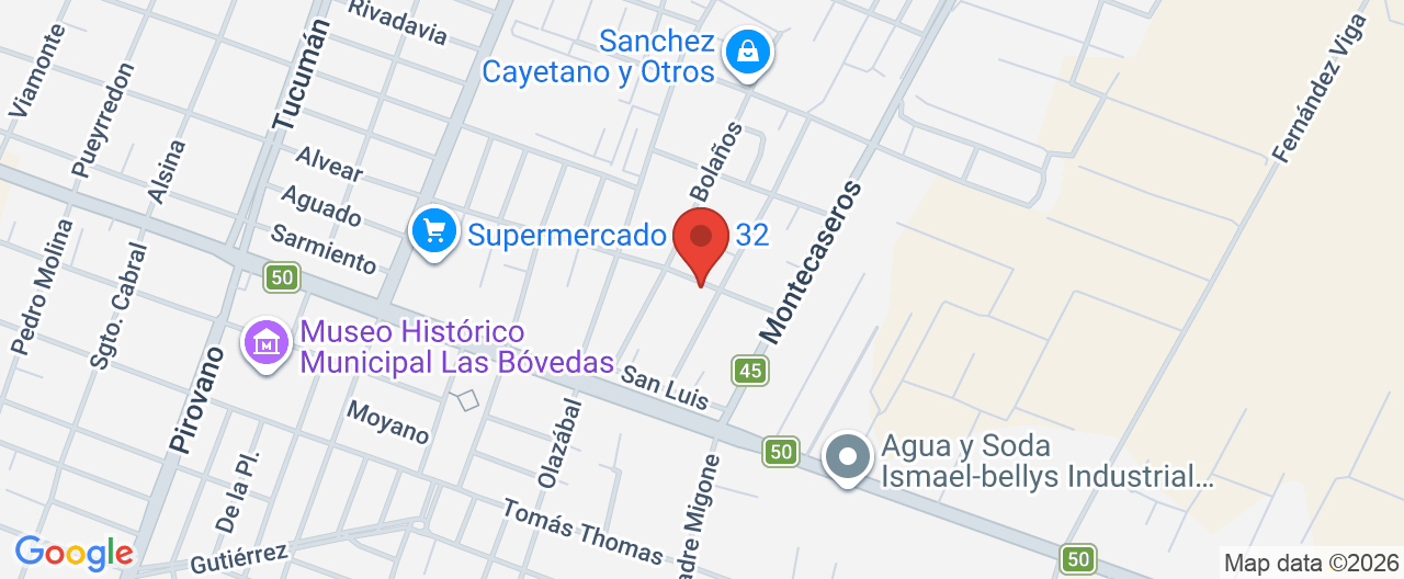 Mapa de la ubicación