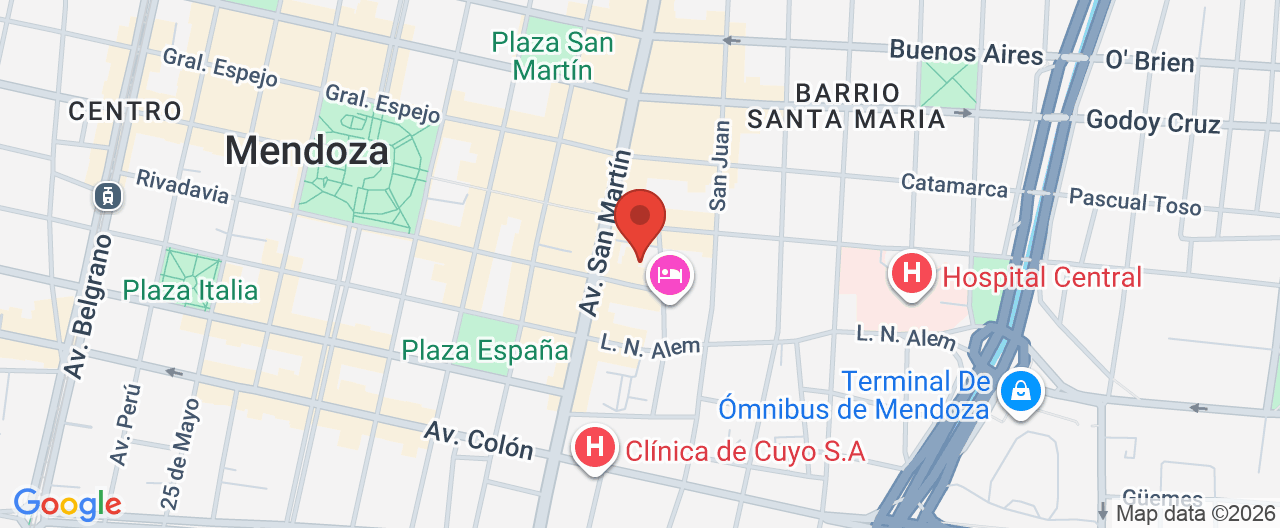 Mapa de la ubicación
