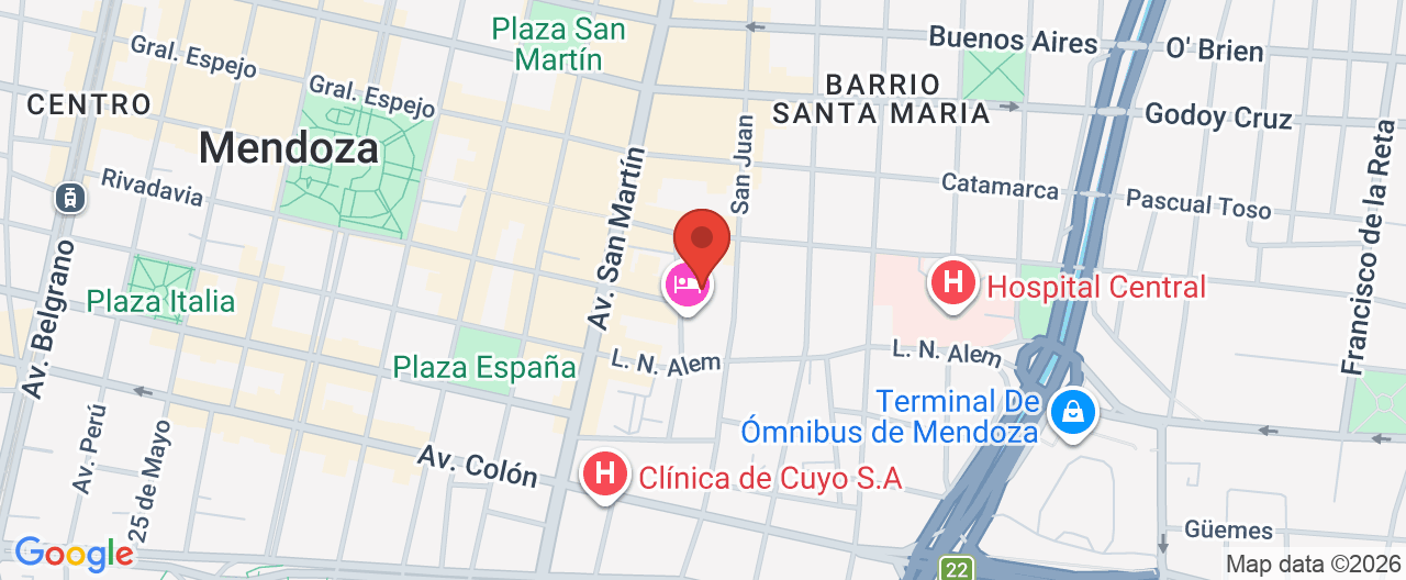 Mapa de la ubicación