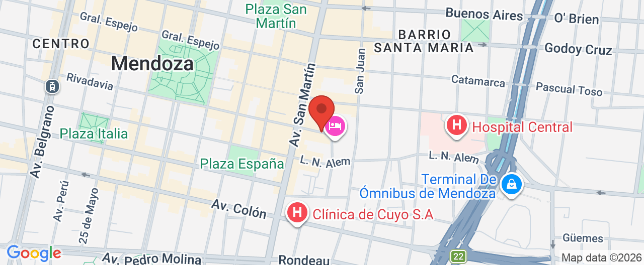 Mapa de la ubicación